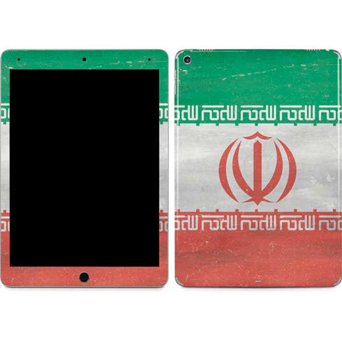 Iran Flag Distressed iPad Skins